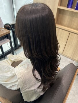 テラスヘア 新潟駅南(TERRACE hair) 【プレミアムイルミナカラー】ラベンダーグレージュ