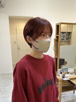 サロン 名和店(SALON)&nbsp;丸みショート/レッドブラウン