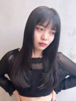 アイティーバイアルバム 北千住店(IT by ALBUM)&nbsp;ワイドバンクレイヤー_グレーベージュレイヤーロング_29506