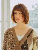 エクファ ヘア リゾート 大津 瀬田店(ex-fa hair resort)&nbsp;イメチェンハッシュカットフルバンク似合わせレッドブラウン