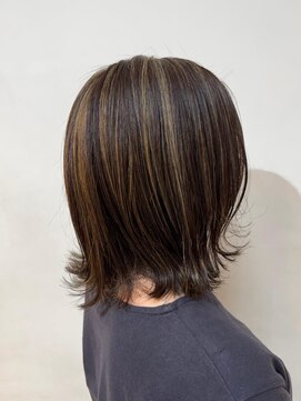 アビーヘア 市川店(abie hair) 白髪ぼかしハイライト