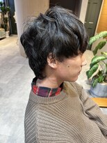 イェル(ELL.) クセ毛風ネオウルフヘアマッシュウルフ学生カット