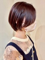 グリッター 仙台中央店(GRITTERs)&nbsp;グレージュ マッシュショート レイヤーボブ 20代 30代