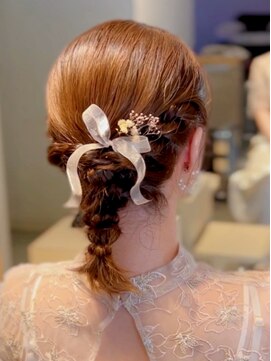 フォーエス(4S) ロングヘアじゃなくても可愛いく編み下ろし出来ます