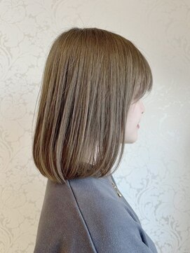 ヘアデザイン アンジェロ(Hair Design Angelo) ミルクティーベージュ/20代/30代