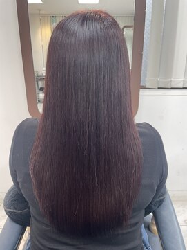 セレスト 千歳烏山店(CELESTE) うる艶ストレート×ラベンダーカラー