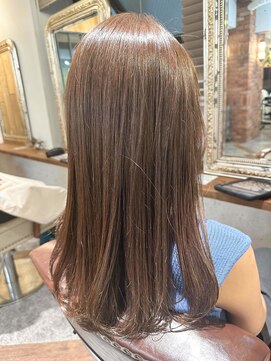 ムーン(moon) クラゲヘアー/小顔に見せるヘア/ココアベージュ/武蔵小杉