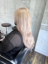 ガルボ ヘアー(garbo hair)&nbsp;プルエクステ 10代 20代 ミルクティーベージュ 裾カラー