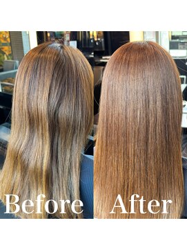 アクション 心斎橋店(ACTION) 美髪縮毛矯正　髪質改善ストレートロング