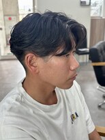 スウェル 稲毛店(Swell)&nbsp;MEN’S HAIR/波巻きツイストスパイラル/リバースセンターパート