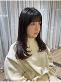 前髪カット　ワンカールローレイヤー