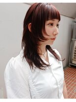ググシーカ(GuGu SiiKA)&nbsp;レイヤーカット　ミディアムレイヤー　ウルフレイヤー