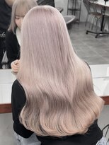 ニコトウキョウ 新宿(nico TOKYO) ホワイトミルクティーピンクダブルカラーパープルハイトーン韓国