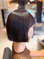 ヘアリゾート粋 ティガ 池袋店(tiga) 透明感マットブラウン/ショートボブストレート