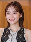 ミディアムレイヤー　レイヤーボブ　縮毛矯正　ストレート