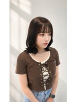 イートンクロップ オオツキ(Eton Crop Otsuki) くびれ外ハネボブ
