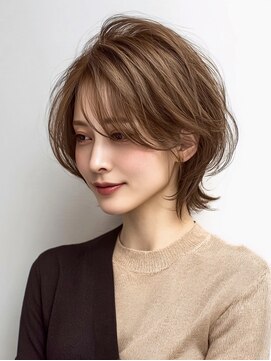 ハーツ(Heart's) 白髪ぼかし脱白髪染め大人ショート40代50代60代