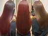 【ブリーチ無しＷカラーコース]カット+Wカラー+TR29150～