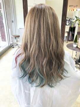 ヘアーメイクポリッシュ 桂店 インナーカラー