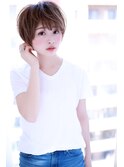 アッシュ小顔ラフショートスタイル【Cirrus by Cloud zero】