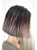 内巻きボブ