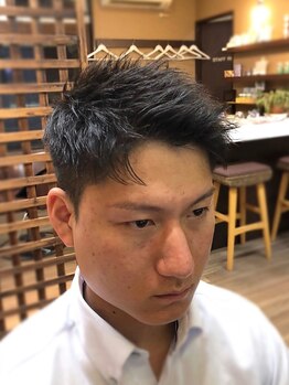 バービーボーイズヘア(Barbee Boys HAIR)の写真/【松石指名カット+シェービング+眉カット¥3800】メンズ専門店★自然な立体感でお手入れ簡単爽やかstyleへ