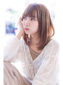 レニーバイエース(LANY by ACE) 【LANY 横浜】シースルーバング×ブラウンベージュ