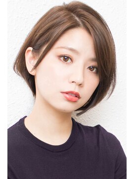 モニカ 西宮北口(Monica) アシメショートエアリーショートグレージュナチュラルボブ