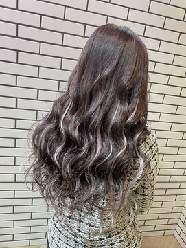 ラフ バイ マグ 南松本(R.A.F. by Mag) 【R.A.F】外国人風シールエクステハイライト ピンクベージュ