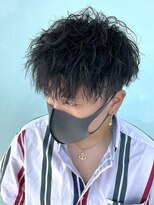 ブリランチン アイチダイガクマエ(Brilliantine Aichidaigakumae) 無造作パーマ/ツイストスパイラルパーマ/ツーブロック