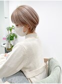 ミルクブロンド/ショート