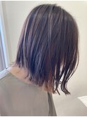 【AMAZING HAIR 中沢店/鳥越】ボブ×インナーカラー/透明感