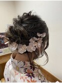 夏祭り和装ヘアセット