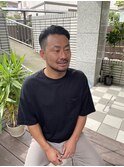 【hair salon W】オトナオールバック