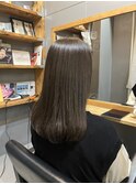 オリーブベージュ × ワンカールミディアム