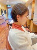 シルエット◎！まとまりやすいショートボブスタイル！！