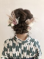 トリコ ショップアンドヘアサロン(tricot shop hair salon) 卒業式ヘアセット×袴着付け♪yu