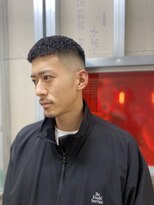 メリケンバーバーショップ トーキョー(MERICAN BARBERSHOP TYO)&nbsp;ハイライト/マッシュパーマ/ウルフ/アッシュブラック224