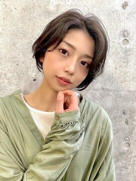 ユアーズヘアセカンド(youres hair 2'nd) 大人可愛い☆小顔矯正カット☆ハンサムショート/流し前髪