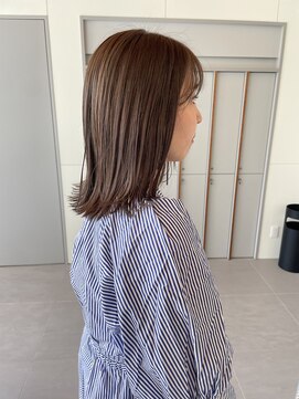 ローレンアオ(LOREN AO) ミルクティベージュオリーブダブルカラーラベンダー