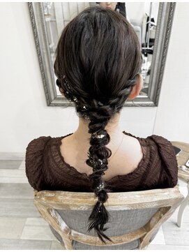 セルカ ヘアアンドリラックス(CERCA hair&relax) set /編み下ろしタイト
