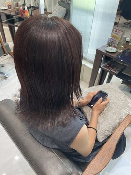 フォルテ ティアラ 横浜店(FORTE TIARA) 髪質改善カラー /ブラウンレッド