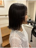 顔周りレイヤーボブ