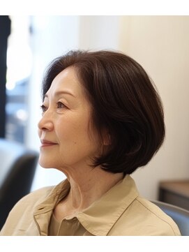 ラクレール 五香 大人ショートボブ【松戸#五香#白髪染め#カラー専門店】