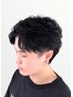 【フェザーパーマ】カット＋パーマ＋トリートメント　￥14000 センターパート