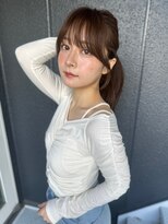 レイズアンダーバーホワイト(RAISE by _WHITE)&nbsp;透明感ミディアム/春カラー/ブリーチなし/顔まわり