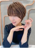 □イメチェン外ハネボブ美髪ワイドバングレイヤーショート錦糸町