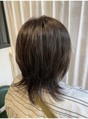 白髪ぼかしハイライト
