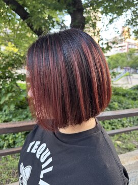 サル(saru) #デザインカラー × #ボルドーカラー