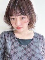 ホフ 大阪心斎橋店(F.O.F)&nbsp;ブリーチグレージュベージュショートボブショートレイヤー学割